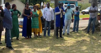 Vue d'un mouvement d'humeur au CEFP Basile Ondimba